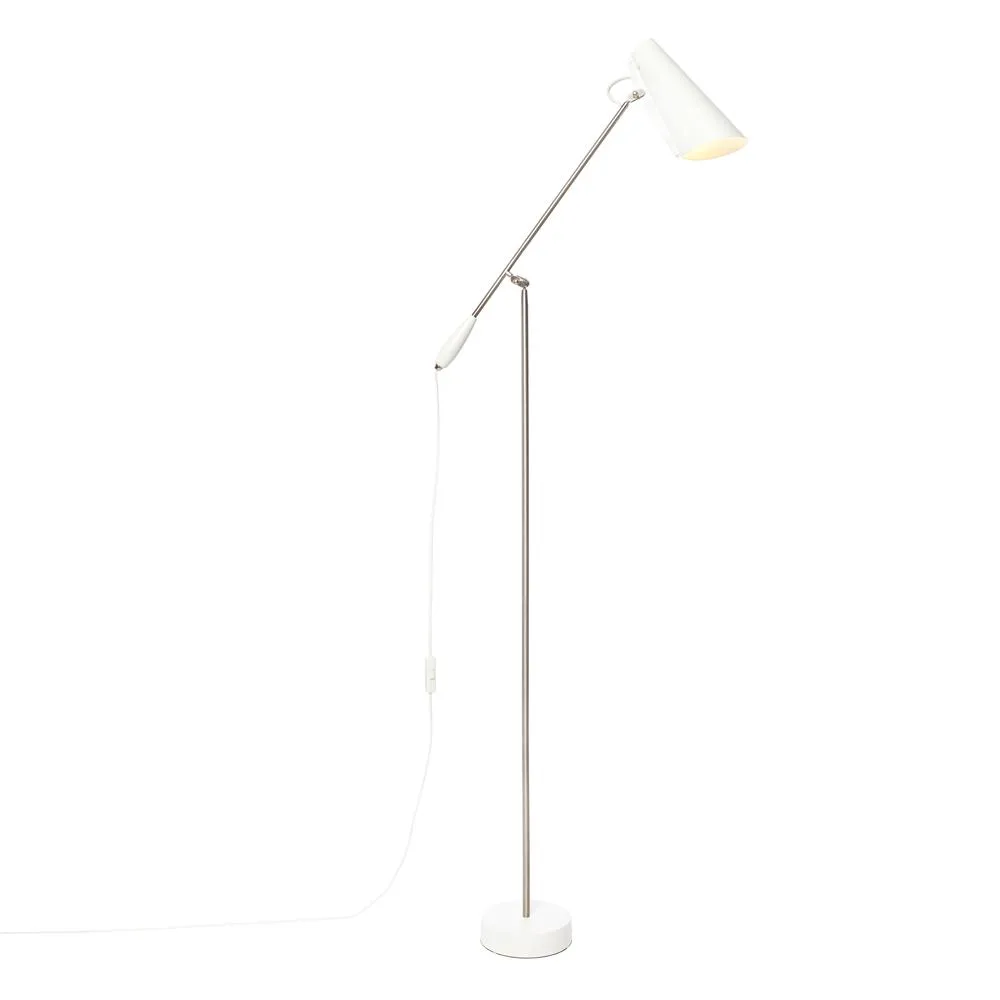 Birdy golvlampa, Matt vit Northern
