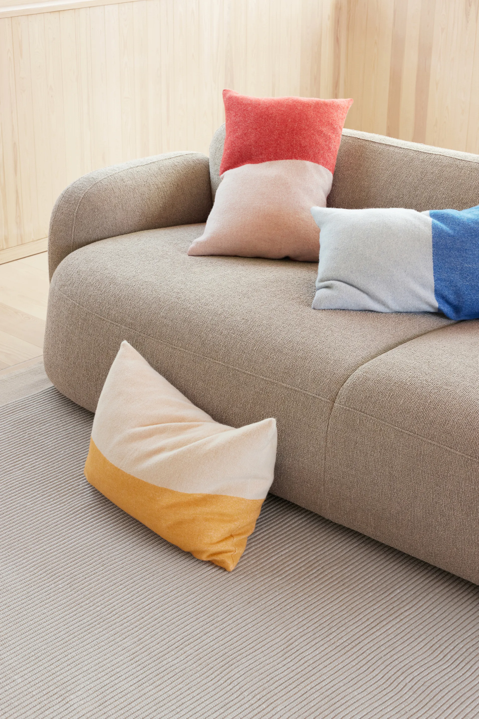 Echo kuddfodral 40x60 cm, Vertical blue Northern