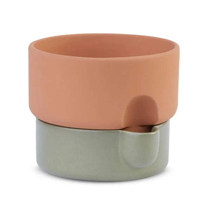 Oasis självvattnande kruka medium Ø20,5 cm - Terracotta-Grön - Northern