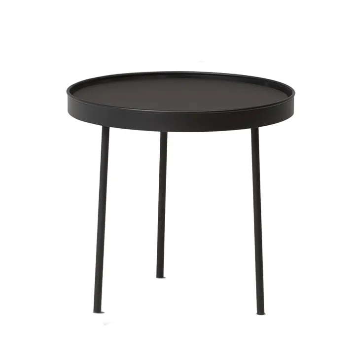 Stilk soffbord svart medium Ø44 cm H:42 cm - Northern