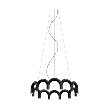Arch circle pendel - Black, Ø98 cm - Oblure