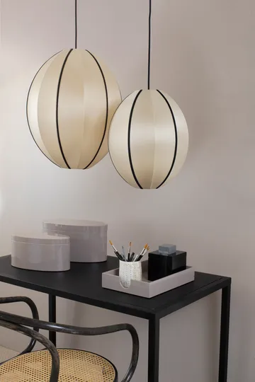 Indochina Classic Oval L lampskärm - Kit-black - Oi Soi Oi