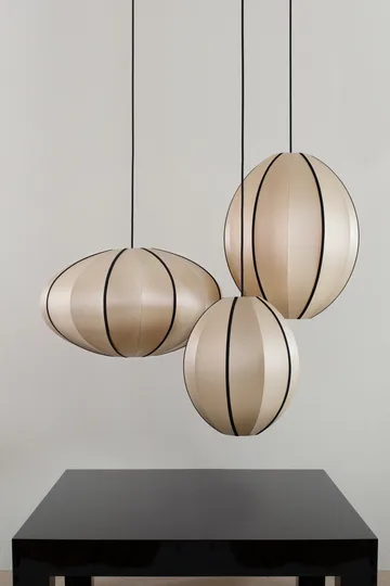 Indochina Classic Oval S lampskärm - Kit-black - Oi Soi Oi