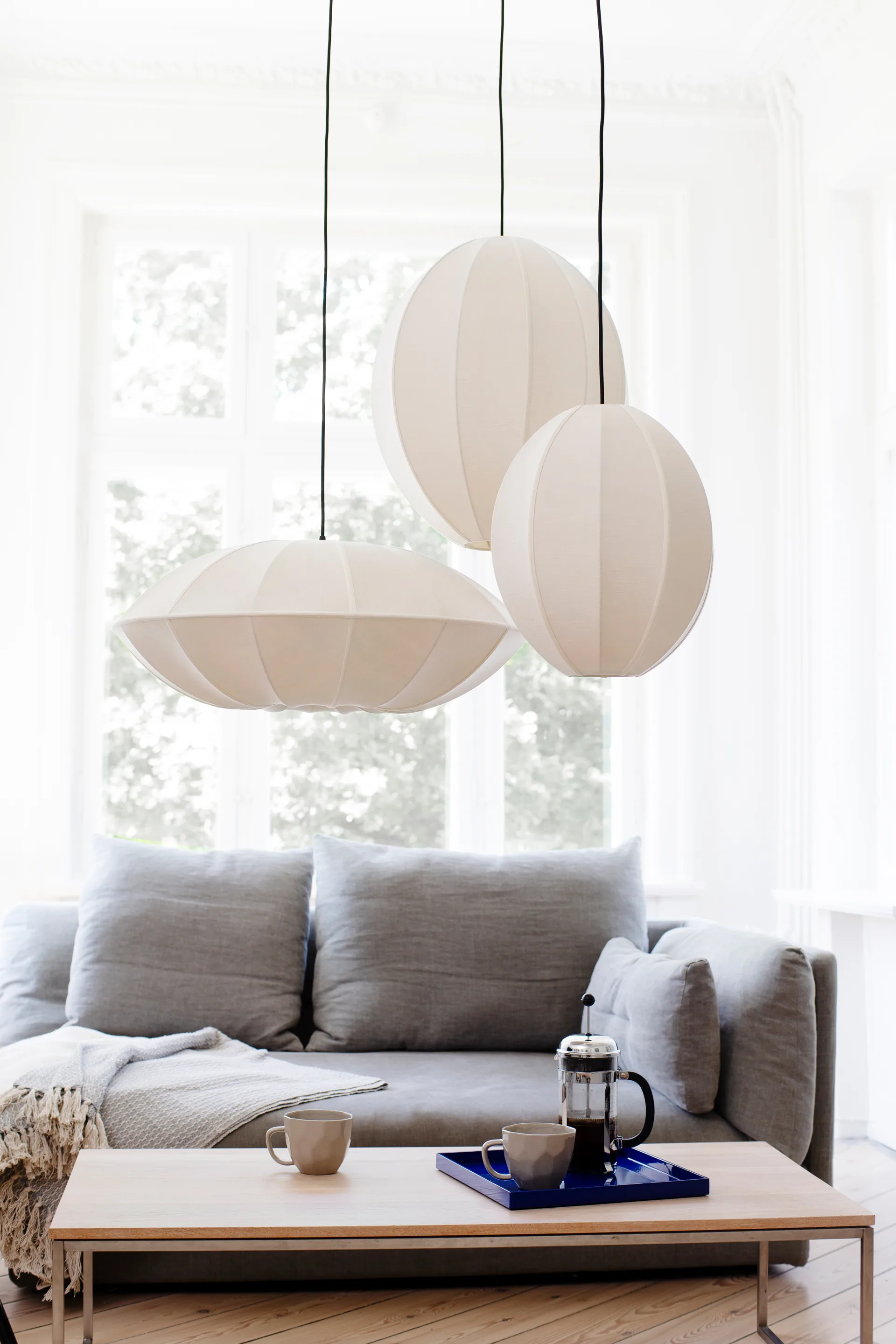 Indochina Classic Oval S lampskärm, Sand-sand Oi Soi Oi