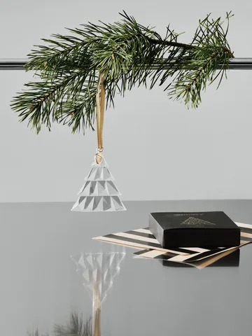 Annual ornament tall - Transparent - Orrefors