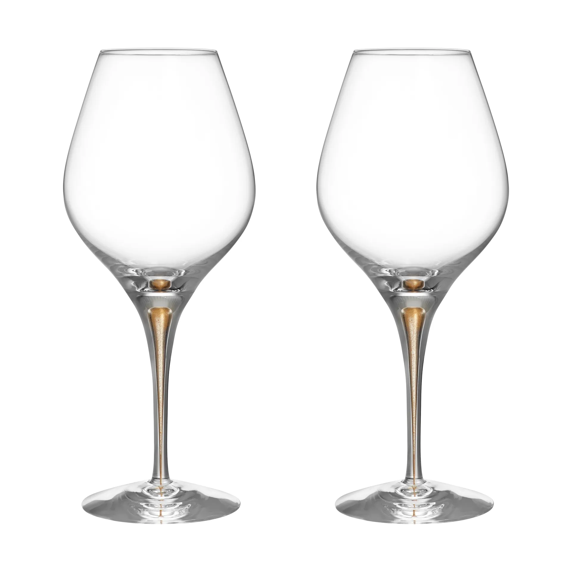Intermezzo Aroma vinglas 62 cl 2-pack, Guld Orrefors