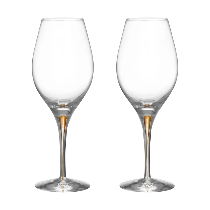 Intermezzo Balance vinglas 44 cl 2-pack - Guld - Orrefors