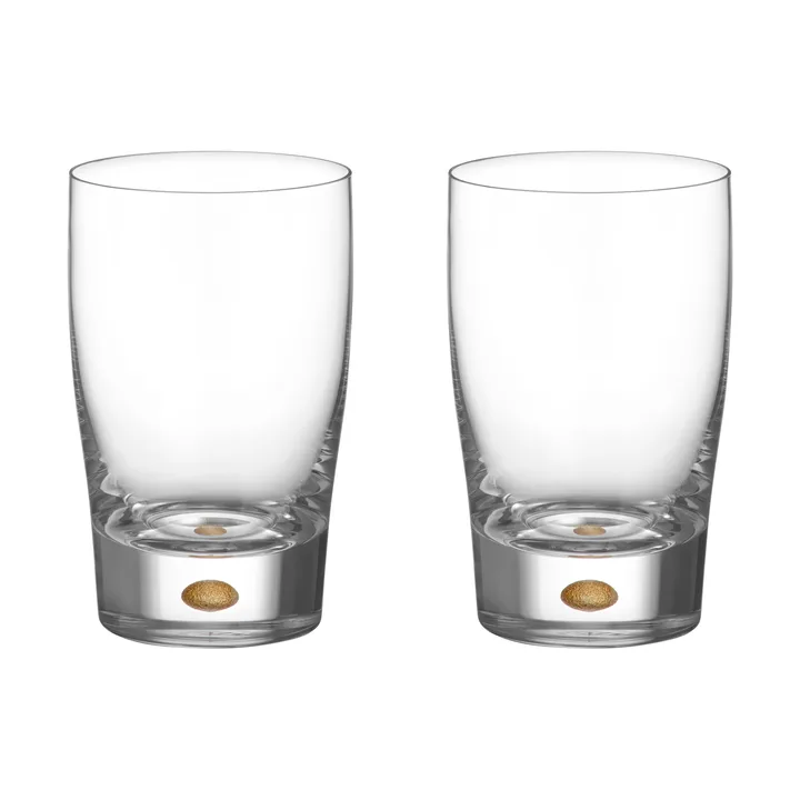 Intermezzo tumbler 25 cl 2-pack - Guld - Orrefors