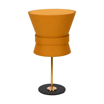 Bow bordslampa - Rå mässing-yellow ochre, small 50 cm - Örsjö Belysning