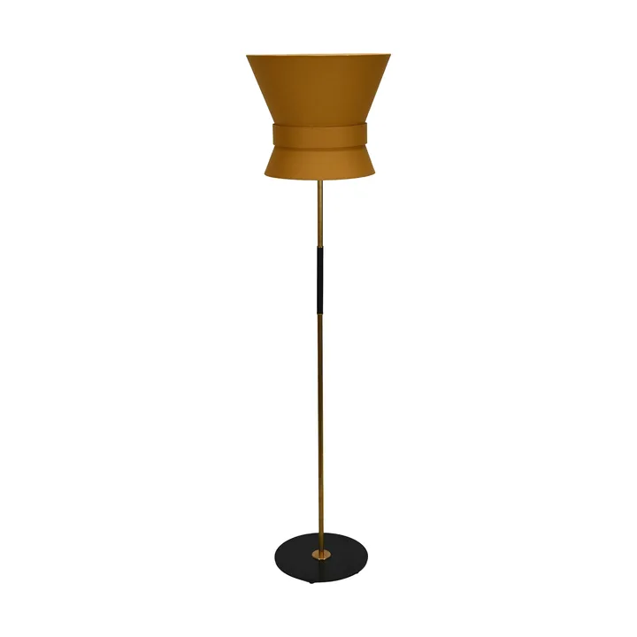 Bow golvlampa - Rå mässing-yellow ochre, large 159 cm - Örsjö Belysning