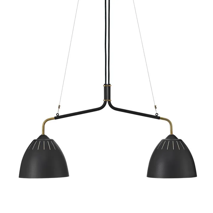 Lean taklampa - svart - Örsjö Belysning
