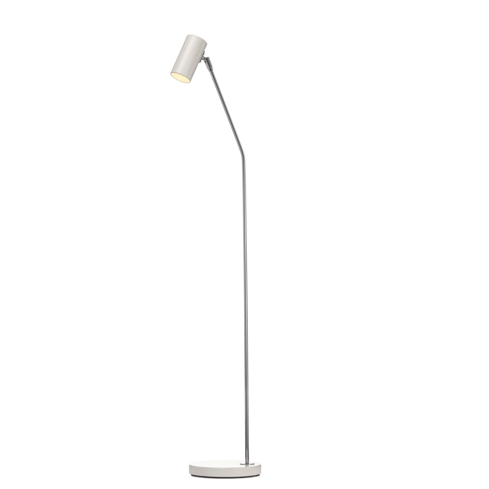 Minipoint golvlampa GX224, vit och krom Örsjö Belysning