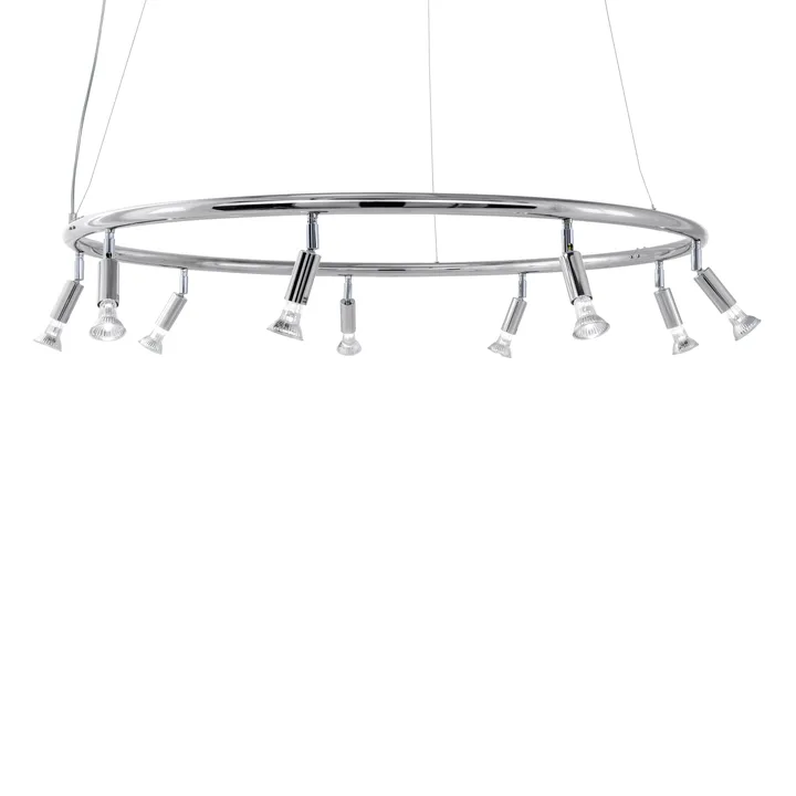 Star 9 lampa rund Ø100 cm - Förnicklad mässing - Örsjö Belysning