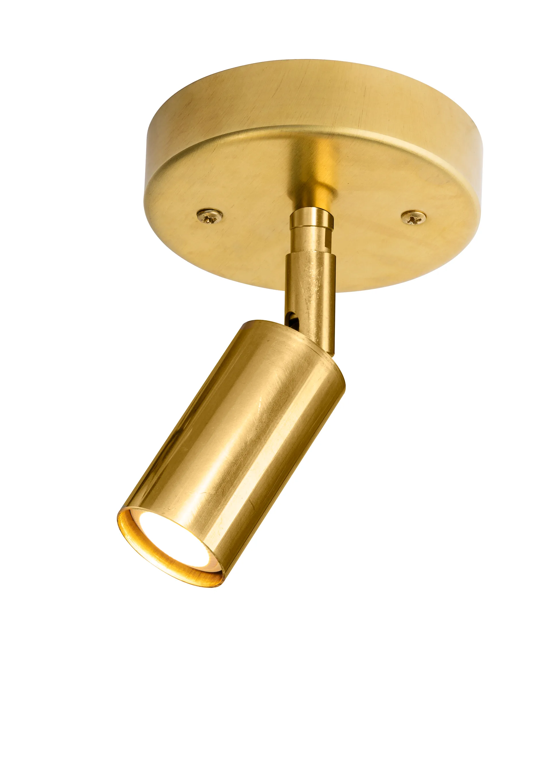 Starlight 1 tak-/vägglampa m. kopplingshus, Rå mässing Örsjö Belysning