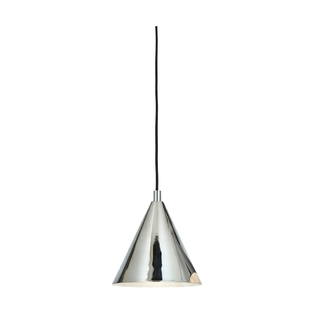 Tratten taklampa mini Ø13,5 cm, Förnicklad mässing Örsjö Belysning