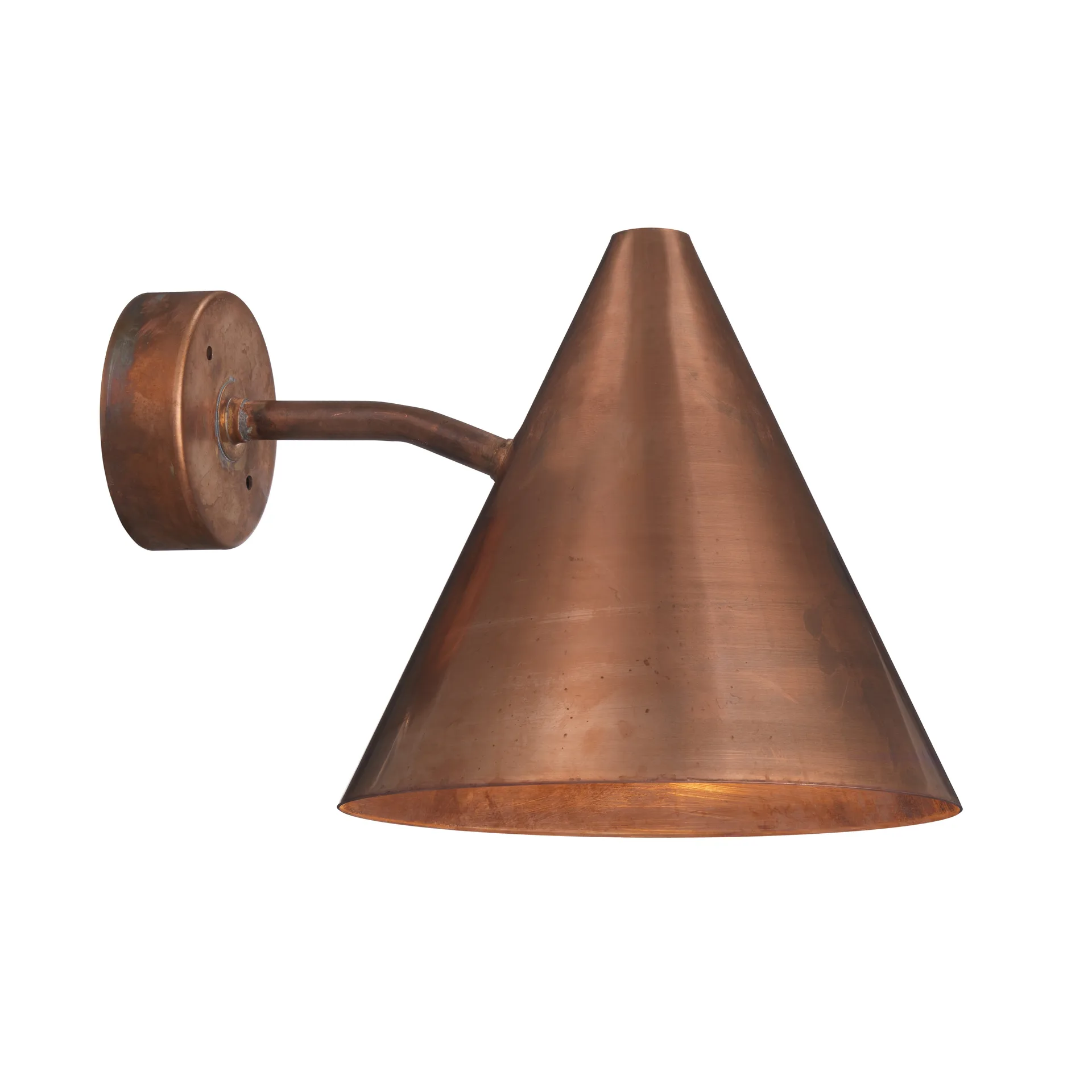 Tratten vägglampa, Rå koppar, Ø24x22,5 cm Örsjö Belysning