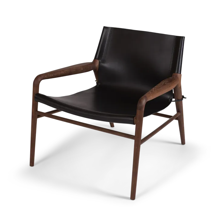 Rama Chair fåtölj rökt ek - Black - OX Denmarq