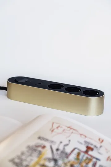 Edgar Power Bar grenuttag - Satin brass - Palette