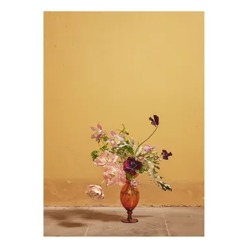 Blomst 02 Ochra poster - 30x40 cm - Paper Collective