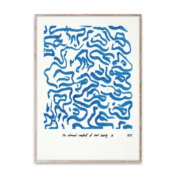 Comfort - Blue poster - 30x40 cm - Paper Collective