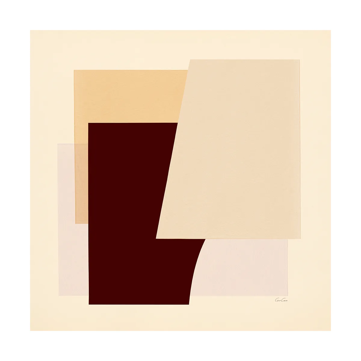 Layered 04 poster, 70x70 cm Paper Collective