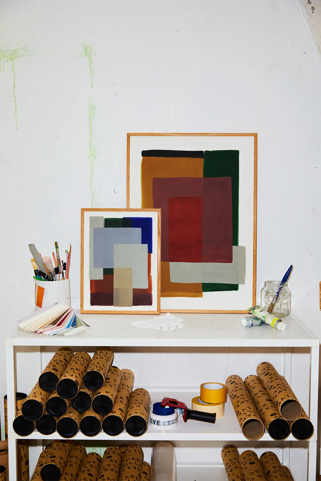 Layers 01 poster, 30x40 cm Paper Collective