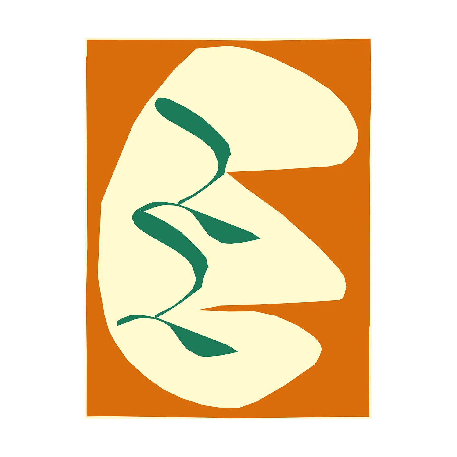 Mango Blossom poster, 50x70 cm Paper Collective