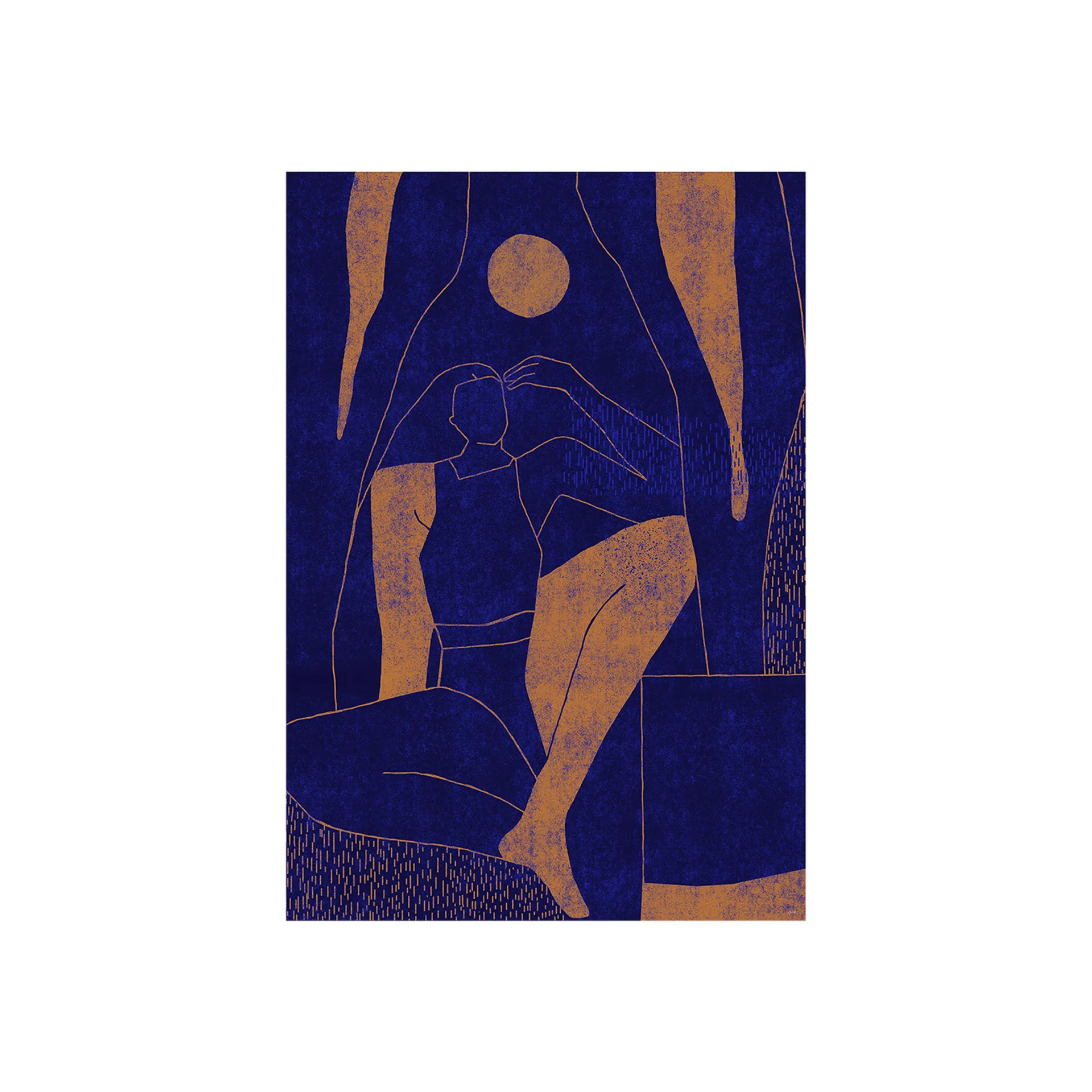 Mujer y Calor 01 poster, 50x70 cm Paper Collective