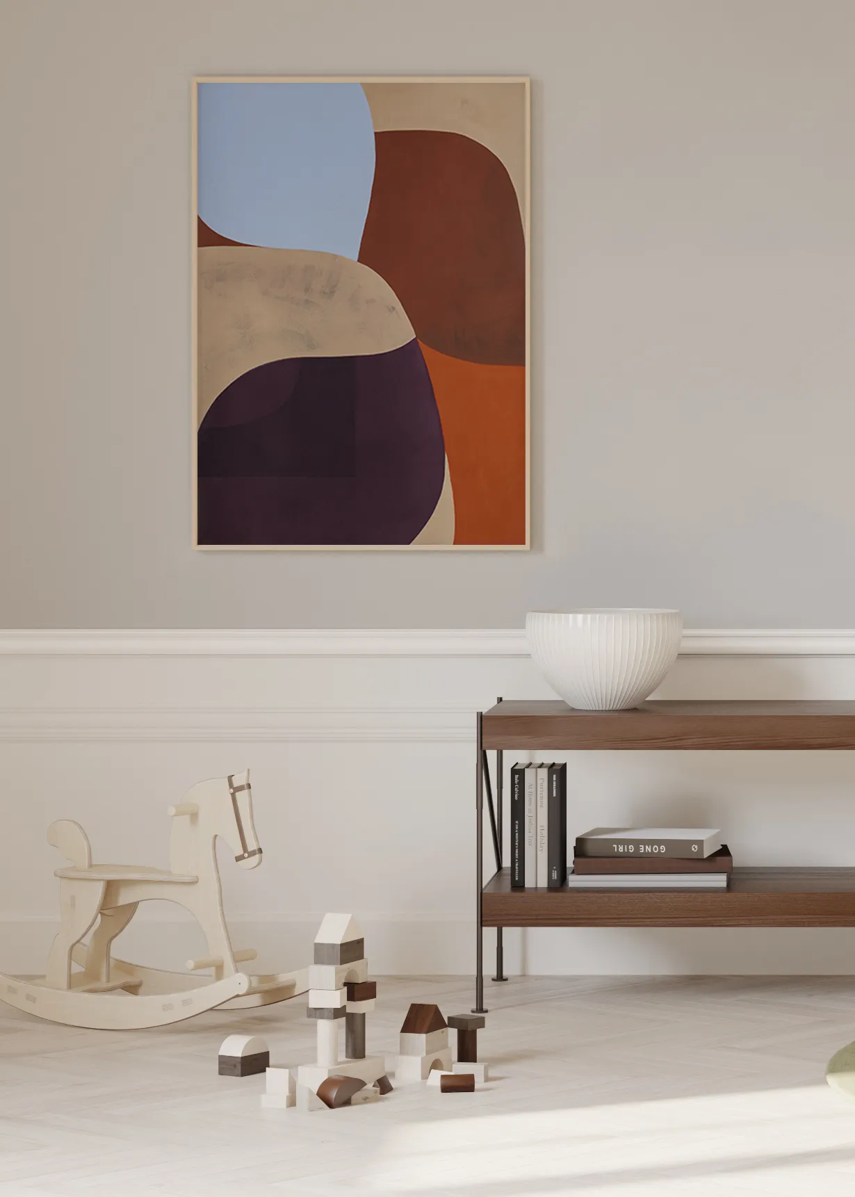Painted Shapes 02 poster, 30x40 cm Paper Collective