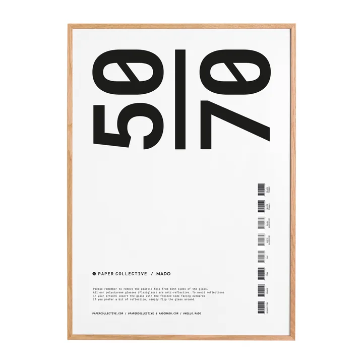 Paper Collective ram plexiglas-ek - 50x70 cm - Paper Collective