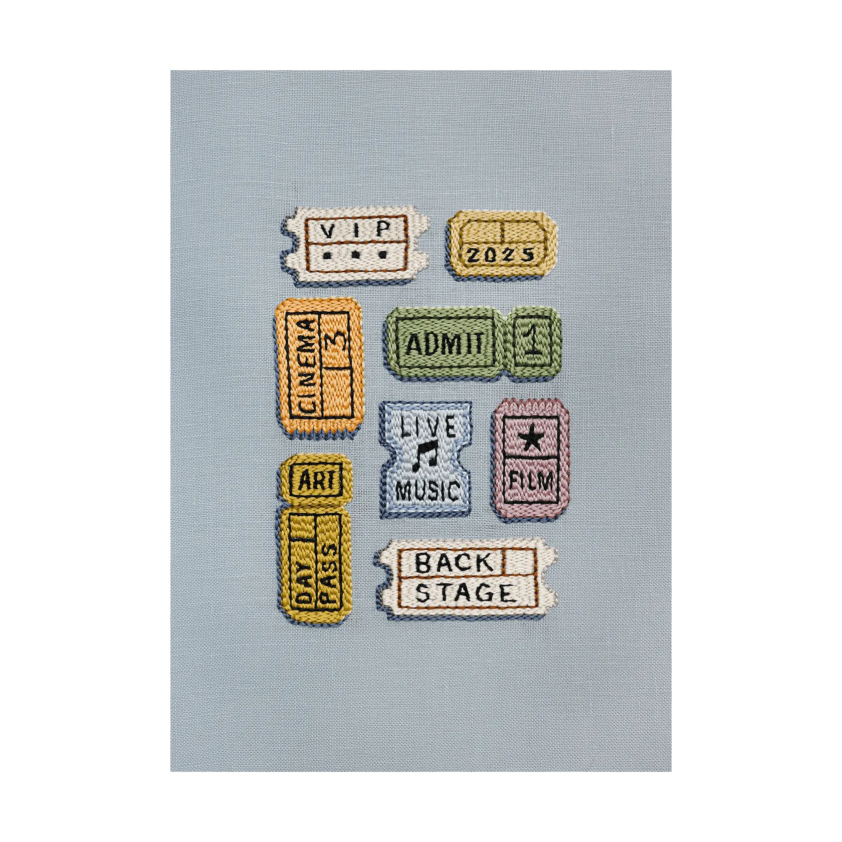 Tickets Please poster, 50x70 cm Paper Collective