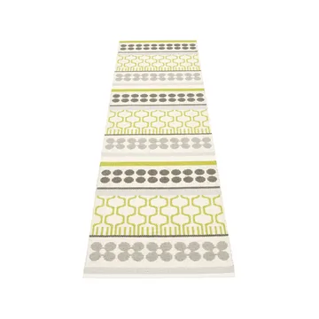 Asta gångmatta - lime, 70x180 cm - Pappelina