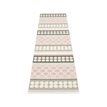 Asta gångmatta - pale rose, 70x270 cm - Pappelina