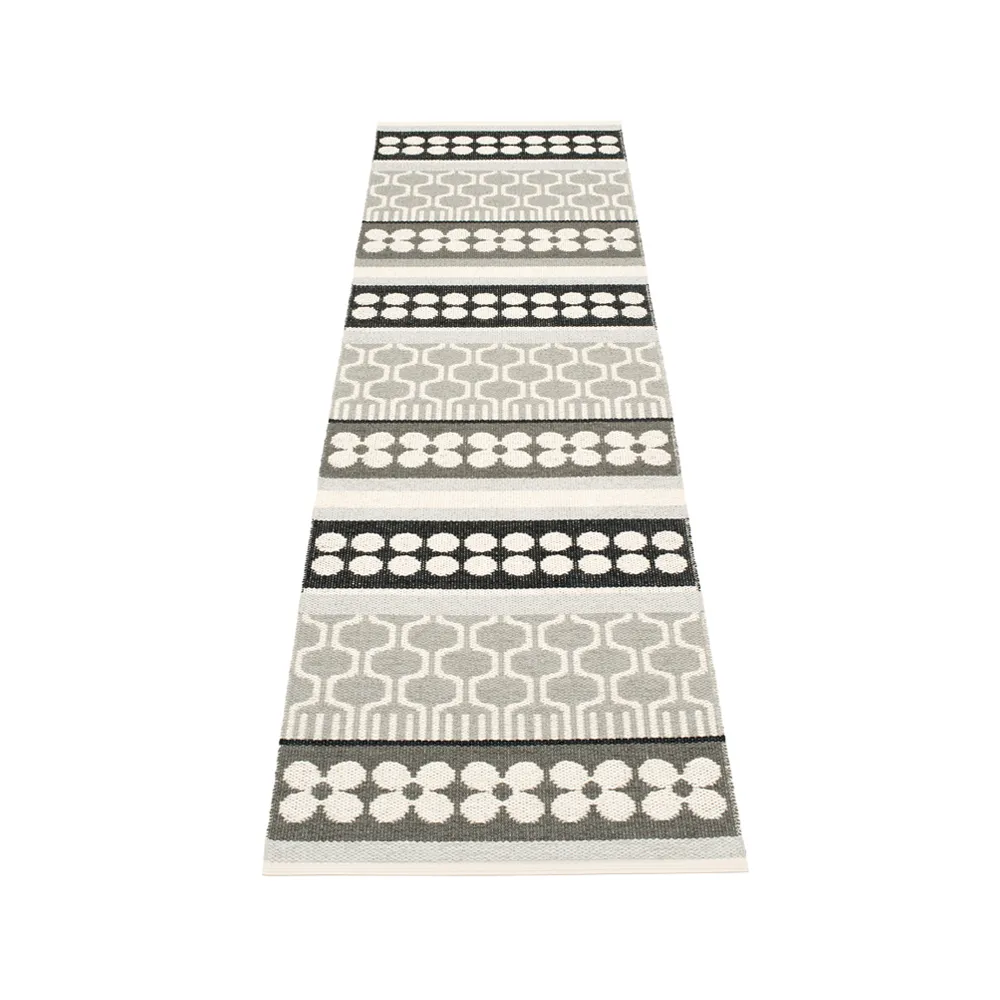 Asta gångmatta, warm grey, 70x360 cm Pappelina