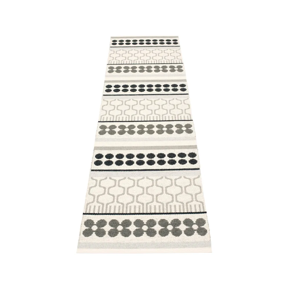 Asta gångmatta, warm grey, 70x360 cm Pappelina