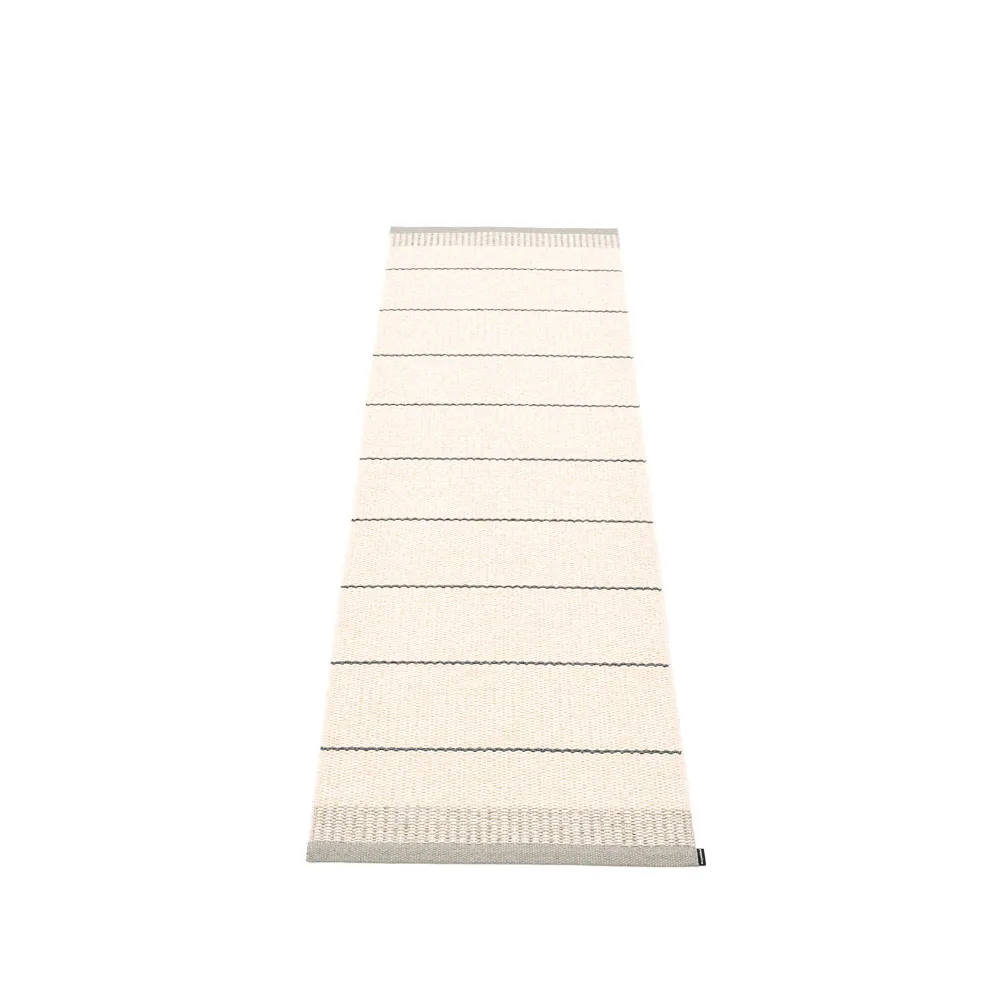 Belle gångmatta, warm grey, 60x200 cm Pappelina