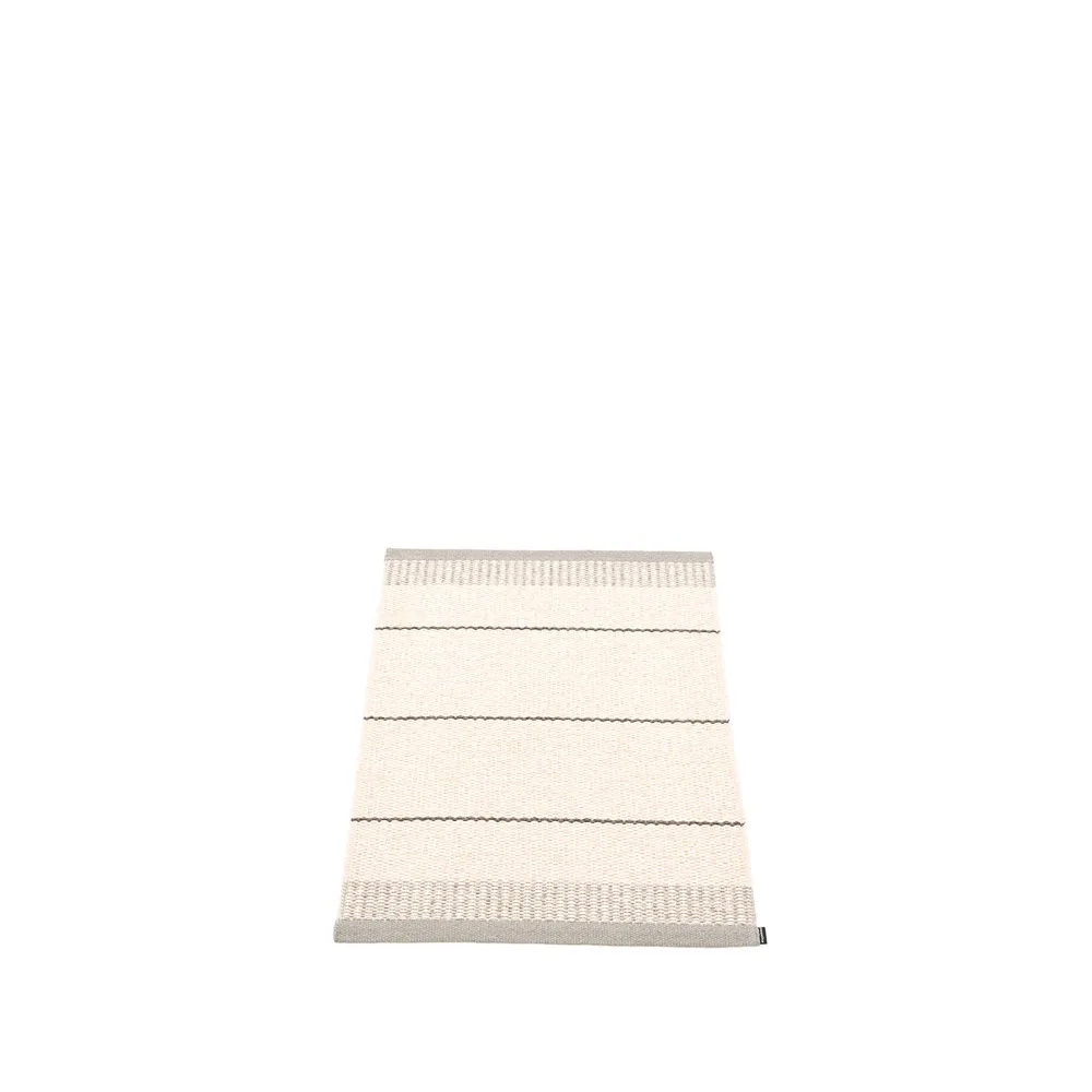 Belle gångmatta, warm grey, 60x85 cm Pappelina