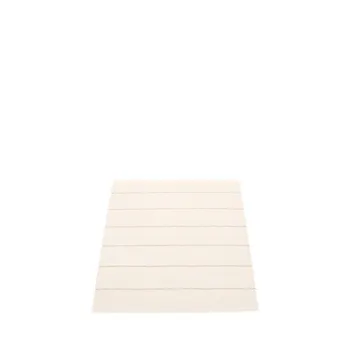 Carl badrumsmatta - vanilla/white, 70x90 cm - Pappelina