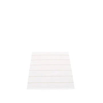 Carl badrumsmatta - vanilla/white, 70x90 cm - Pappelina