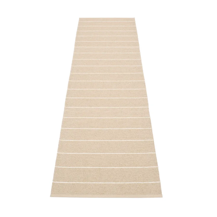 Carl gångmatta, linen/beige, 70x270 cm Pappelina