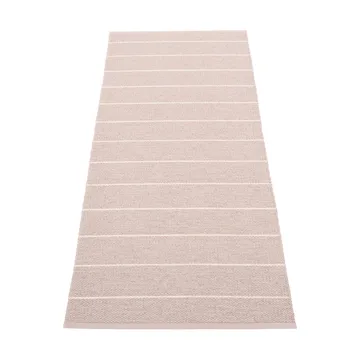 Carl gångmatta - Pale rose/pearl pink, 70x180 cm - Pappelina