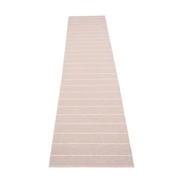 Carl gångmatta - Pale rose/pearl pink, 70x350 cm - Pappelina