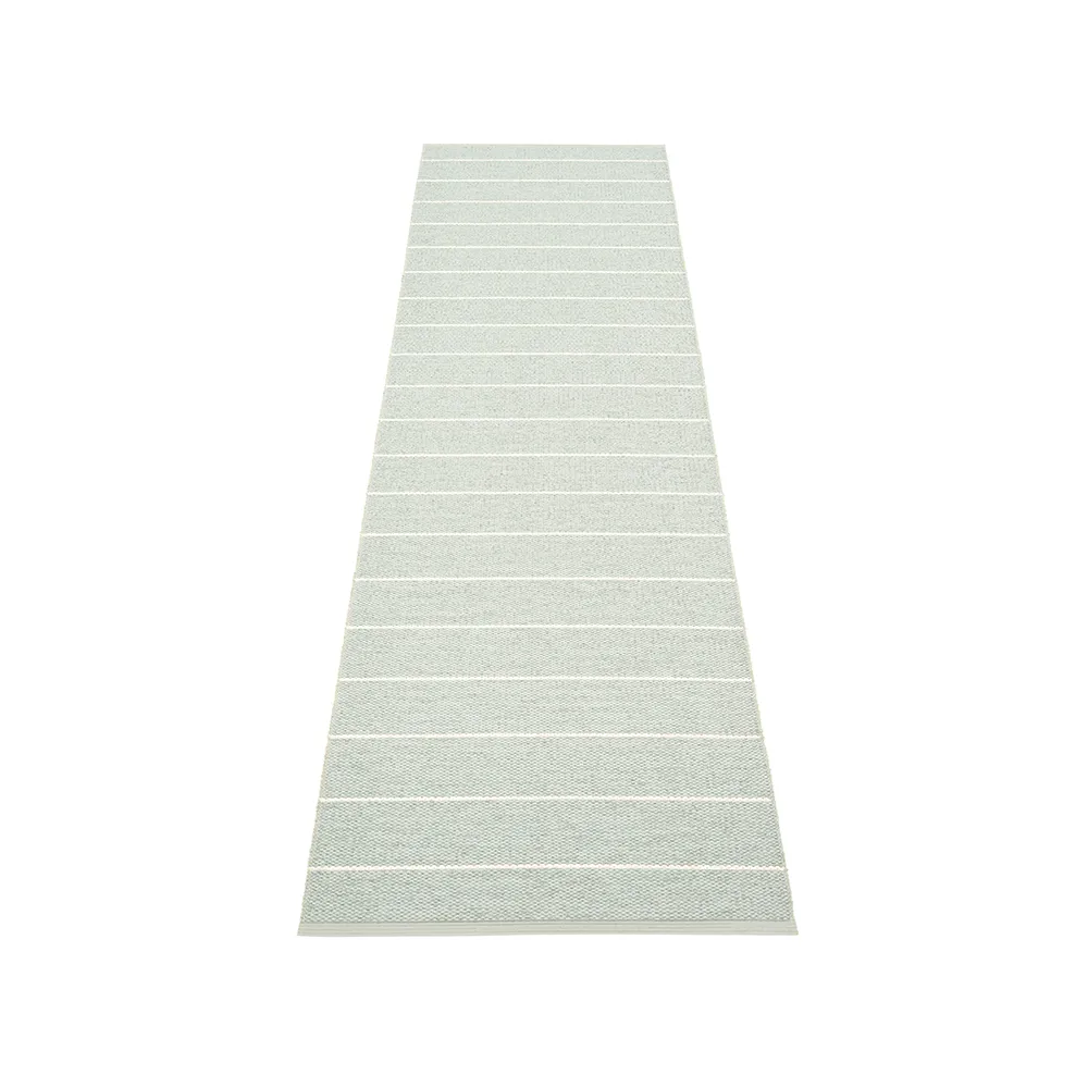 Carl gångmatta, sage/seagrass, 70x350 cm Pappelina