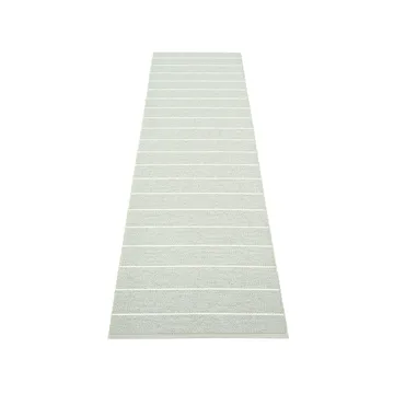Carl gångmatta - sage/seagrass, 70x350 cm - Pappelina