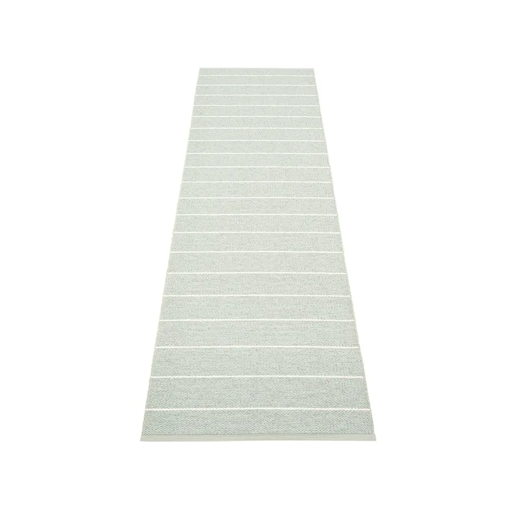 Carl gångmatta - sage/seagrass, 70x350 cm - Pappelina