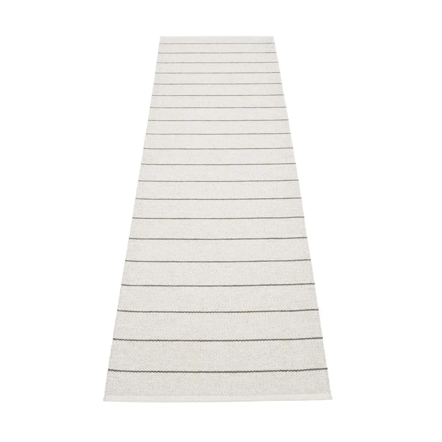 Carl gångmatta, warm grey/fossil grey, 70x180 cm Pappelina