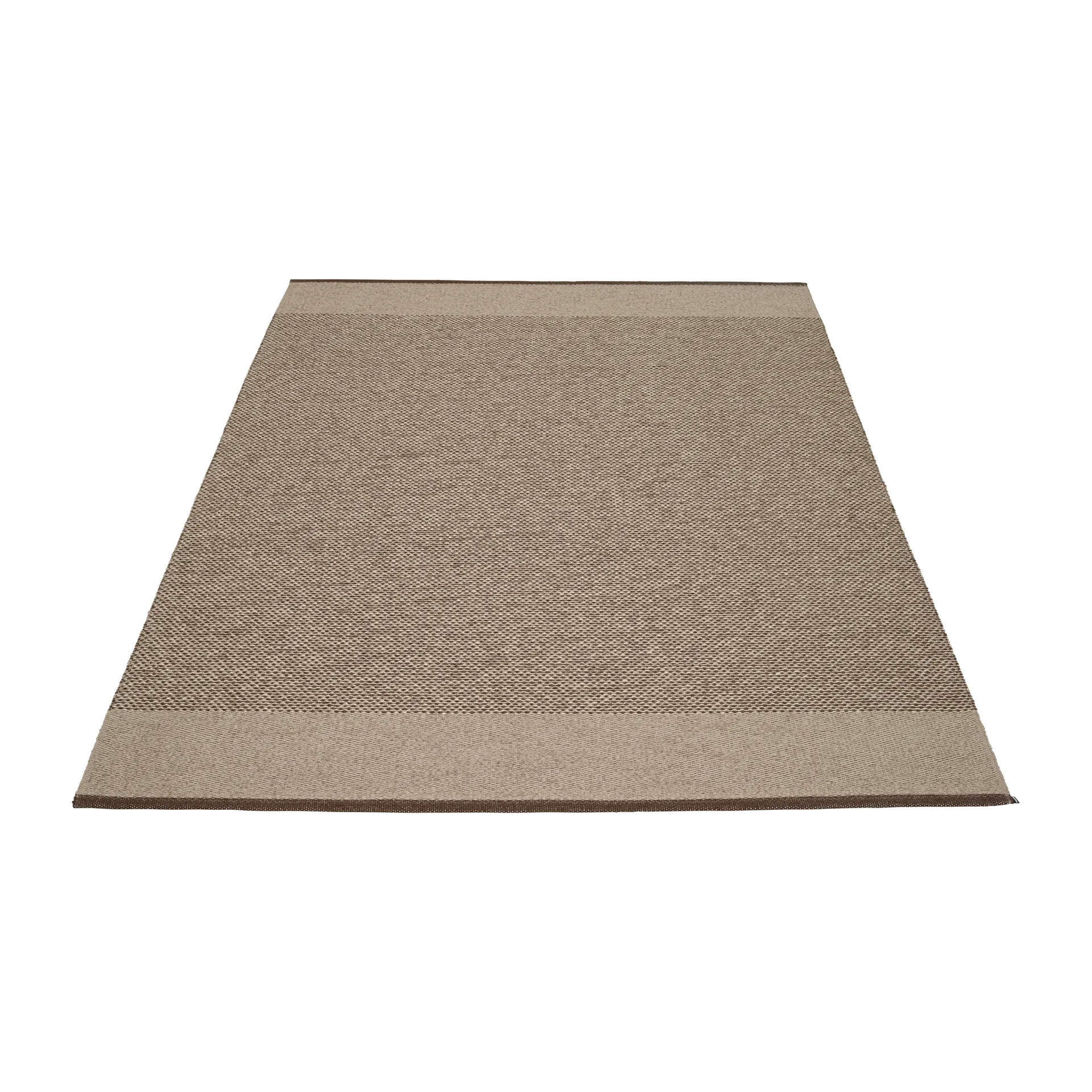 Edit plastmatta 140x200 cm, Dark Brown Pappelina