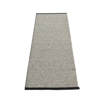 Effi gångmatta - black/warm grey/vanilla, 70x200 cm - Pappelina