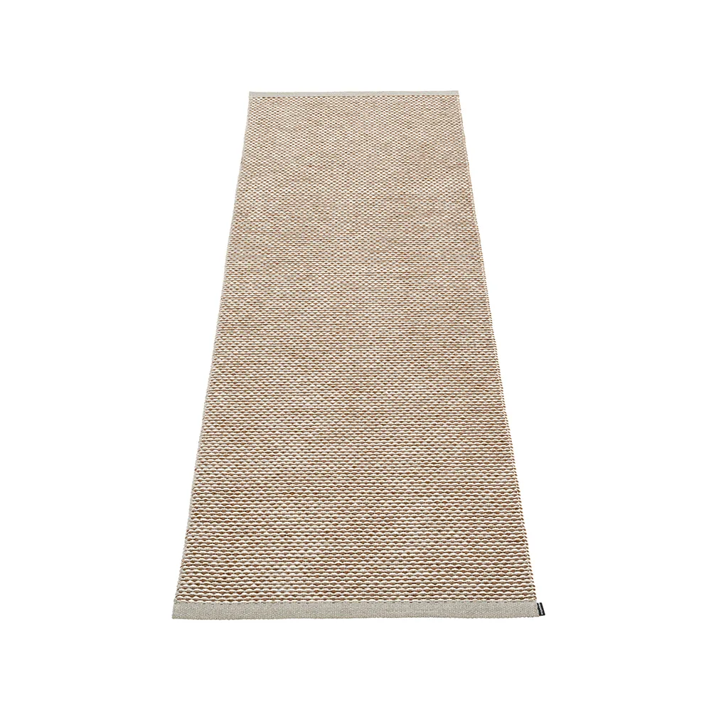 Effi gångmatta, warm grey/brown/vanilla, 70x200 cm Pappelina