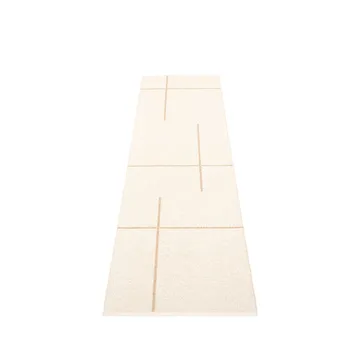 Fred gångmatta - beige, 70x270 cm - Pappelina